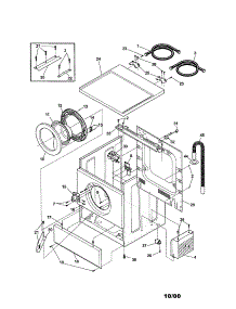 Unit parts for Kenmore Washer 417.40032990 (41740032990, 417 40032990) from AppliancePartsPros.com