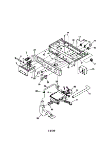 Control Panel parts for Kenmore Washer 417.40042990 (41740042990, 417 40042990) from AppliancePartsPros.com