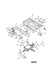 Control Panel parts for Kenmore Washer 417.40142000 (41740142000, 417 40142000) from AppliancePartsPros.com