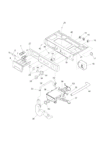Control Panel parts for Kenmore Washer 417.40412701 (41740412701, 417 40412701) from AppliancePartsPros.com