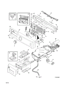 Control Panel parts for Kenmore Washer 417.41102000 (41741102000, 417 41102000) from AppliancePartsPros.com