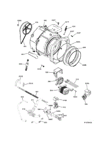 Motor / Tub parts for Kenmore Washer 417.41912511 (41741912511, 417 41912511) from AppliancePartsPros.com