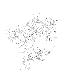 Control Panel parts for Kenmore Washer 417.43042300 (41743042300, 417 43042300) from AppliancePartsPros.com