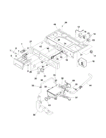 Control Panel parts for Kenmore Washer 417.43142200 (41743142200, 417 43142200) from AppliancePartsPros.com