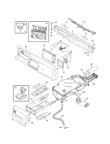Control Panel parts for Kenmore Washer 417.44132000 (41744132000, 417 44132000) from AppliancePartsPros.com