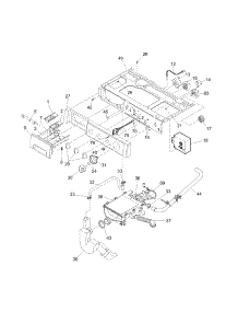 Control Panel parts for Kenmore Washer 417.44142400 (41744142400, 417 44142400) from AppliancePartsPros.com