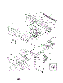 Control Panel parts for Kenmore Washer 417.44152500 (41744152500, 417 44152500) from AppliancePartsPros.com