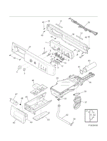 Control Panel parts for Kenmore Washer 417.48106700 (41748106700, 417 48106700) from AppliancePartsPros.com