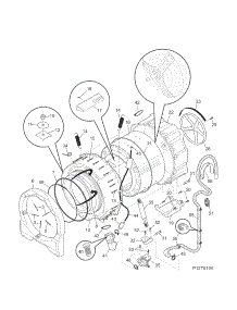 Motor / Tub parts for Kenmore Washer 417.48106700 (41748106700, 417 48106700) from AppliancePartsPros.com