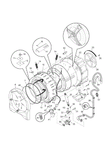 Motor / Tub parts for Kenmore Washer 417.48112701 (41748112701, 417 48112701) from AppliancePartsPros.com