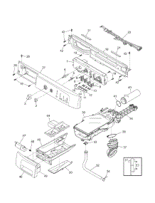 Control Panel parts for Kenmore Washer 417.48112701 (41748112701, 417 48112701) from AppliancePartsPros.com