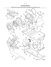 Motor / Blower / Belt parts for Kenmore Washer Dryer Combo 417.71723511 (41771723511, 417 71723511) from AppliancePartsPros.com