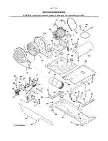 Motor / Blower / Burner parts for Kenmore Washer Dryer Combo 417.71733810 (41771733810, 417 71733810) from AppliancePartsPros.com