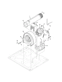 Motor parts for Kenmore Dryer 417.81102003 (41781102003, 417 81102003) from AppliancePartsPros.com