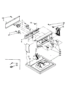 Top And Control Panel Parts parts for Kenmore Dryer 110.87379820 (11087379820, 110 87379820) from AppliancePartsPros.com