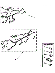 Wiring Harness parts for Kenmore Dryer 110.87405840 (11087405840, 110 87405840) from AppliancePartsPros.com