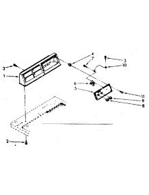 Console And Control Parts parts for Kenmore Dryer 110.87406150 (11087406150, 110 87406150) from AppliancePartsPros.com