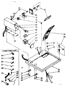 Top And Coin Box Parts parts for Kenmore Dryer 110.87406850 (11087406850, 110 87406850) from AppliancePartsPros.com
