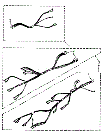 Wiring Harness Parts parts for Kenmore Dryer 110.87407100 (11087407100, 110 87407100) from AppliancePartsPros.com