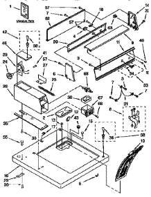 Top And Console parts for Kenmore Dryer 110.87407840 (11087407840, 110 87407840) from AppliancePartsPros.com