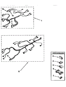 Wiring Harness parts for Kenmore Dryer 110.87407840 (11087407840, 110 87407840) from AppliancePartsPros.com