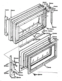 Door Parts parts for Kenmore Microwave 564.8568510 (5648568510, 564 8568510) from AppliancePartsPros.com