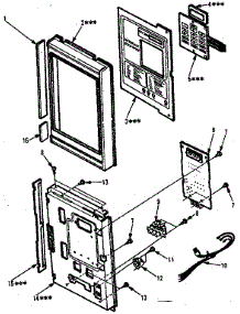 Control Panel parts for Kenmore Microwave 564.8568511 (5648568511, 564 8568511) from AppliancePartsPros.com