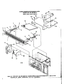 Grill And Duct Parts parts for Kenmore Microwave 564.8578310 (5648578310, 564 8578310) from AppliancePartsPros.com