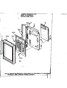 Control Panel Parts parts for Kenmore Microwave 564.8598410 (5648598410, 564 8598410) from AppliancePartsPros.com