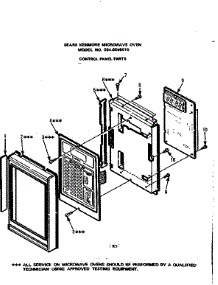 Control Panel Parts parts for Kenmore Microwave 564.8598510 (5648598510, 564 8598510) from AppliancePartsPros.com