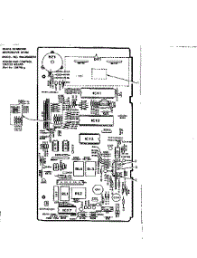 Power And Control Circuit Board Part No. 12678R parts for Kenmore Microwave 564.8598510 (5648598510, 564 8598510) from AppliancePartsPros.com