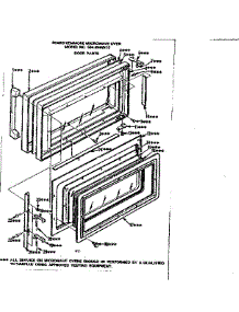 Door Parts parts for Kenmore Microwave 564.8598510 (5648598510, 564 8598510) from AppliancePartsPros.com