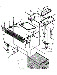 Grill And Duct Parts parts for Kenmore Microwave 564.8598610 (5648598610, 564 8598610) from AppliancePartsPros.com