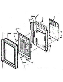 Control Panel Parts parts for Kenmore Microwave 564.8598610 (5648598610, 564 8598610) from AppliancePartsPros.com
