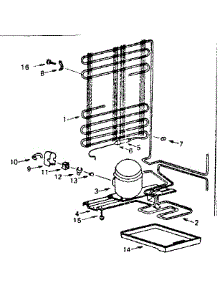 Cooling Unit Parts parts for Kenmore Refrigerator 564.8600160 (5648600160, 564 8600160) from AppliancePartsPros.com