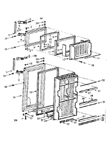 Door Parts parts for Kenmore Refrigerator 564.8600180 (5648600180, 564 8600180) from AppliancePartsPros.com