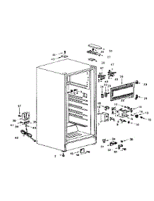 Cabinet Parts parts for Kenmore Refrigerator 564.8611112 (5648611112, 564 8611112) from AppliancePartsPros.com