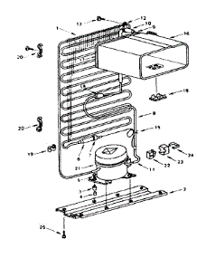 Cooling Unit Parts parts for Kenmore Refrigerator 564.8611182 (5648611182, 564 8611182) from AppliancePartsPros.com