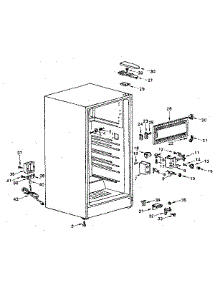 Cabinet Parts parts for Kenmore Refrigerator 564.8611190 (5648611190, 564 8611190) from AppliancePartsPros.com