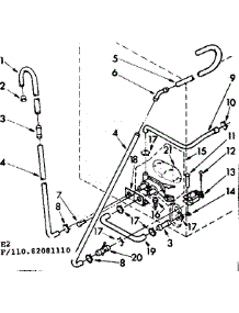Water System Suds Only parts for Kenmore Washer 110.82081210 (11082081210, 110 82081210) from AppliancePartsPros.com