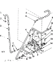 Water System Suds Only parts for Kenmore Washer 110.82081600 (11082081600, 110 82081600) from AppliancePartsPros.com