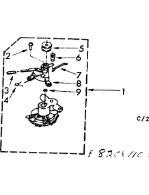 Pump Parts parts for Kenmore Washer 110.82081800 (11082081800, 110 82081800) from AppliancePartsPros.com