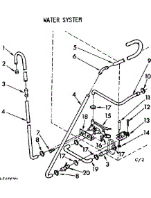 Water System Suds Only parts for Kenmore Washer 110.82094400 (11082094400, 110 82094400) from AppliancePartsPros.com