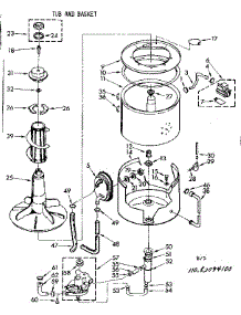 Tub And Basket Parts parts for Kenmore Washer 110.82094400 (11082094400, 110 82094400) from AppliancePartsPros.com