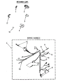 Wiring Harness parts for Kenmore Washer 110.82982100 (11082982100, 110 82982100) from AppliancePartsPros.com
