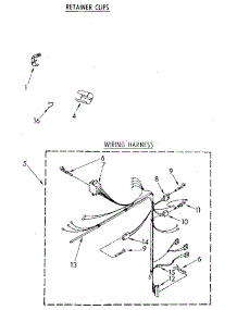 Wiring Harness parts for Kenmore Washer 110.82982110 (11082982110, 110 82982110) from AppliancePartsPros.com