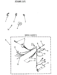 Wiring Harness parts for Kenmore Washer 110.82982120 (11082982120, 110 82982120) from AppliancePartsPros.com