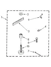 Miscellaneous parts for Kenmore Washer 110.82982810 (11082982810, 110 82982810) from AppliancePartsPros.com