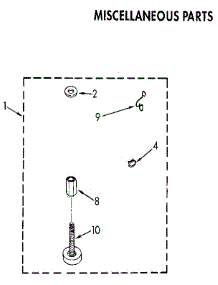 Miscellaneous parts for Kenmore Washer 110.82982830 (11082982830, 110 82982830) from AppliancePartsPros.com
