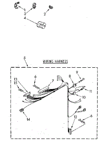 Wiring Harness Parts parts for Kenmore Washer 110.82983110 (11082983110, 110 82983110) from AppliancePartsPros.com